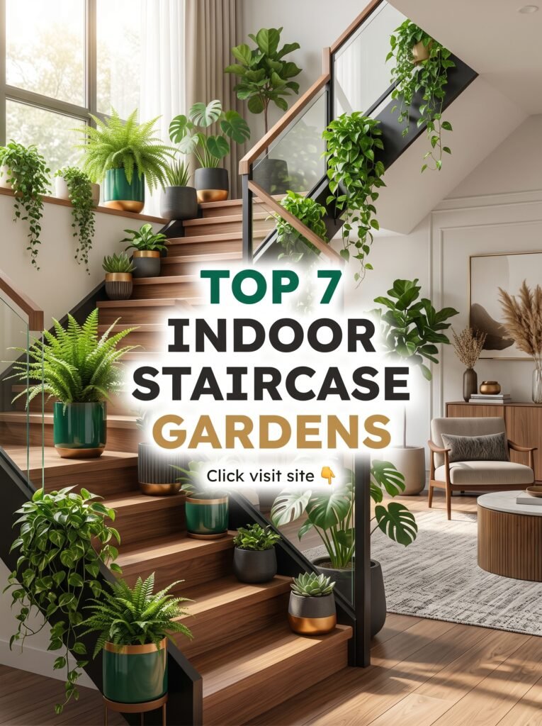 Top 7 Indoor Staircase Garden Ideas to Transform Your Home Into a Green Oasis