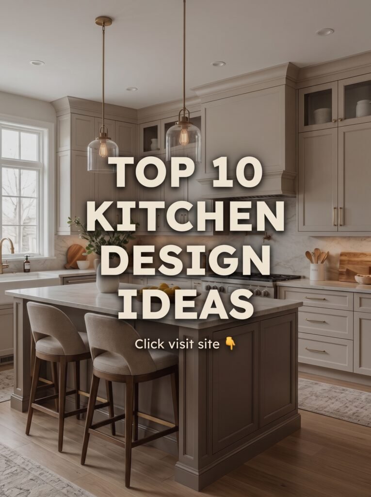 Top 10 Kitchen Design Ideas for a Stylish and Functional Home
