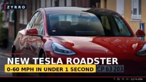 New Tesla Roadster price and release date — red Tesla sports car