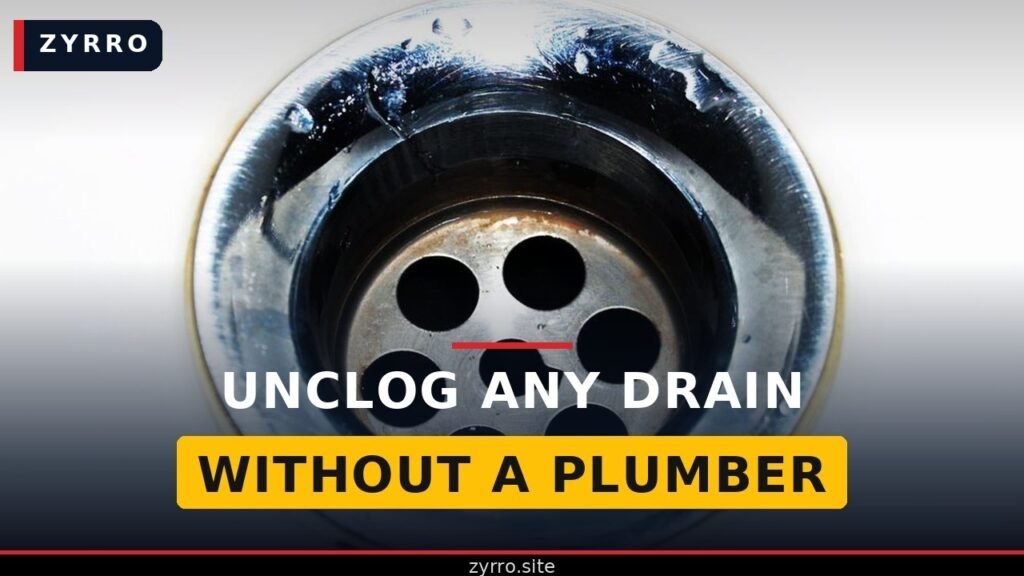 How to unclog a drain without a plumber — DIY methods