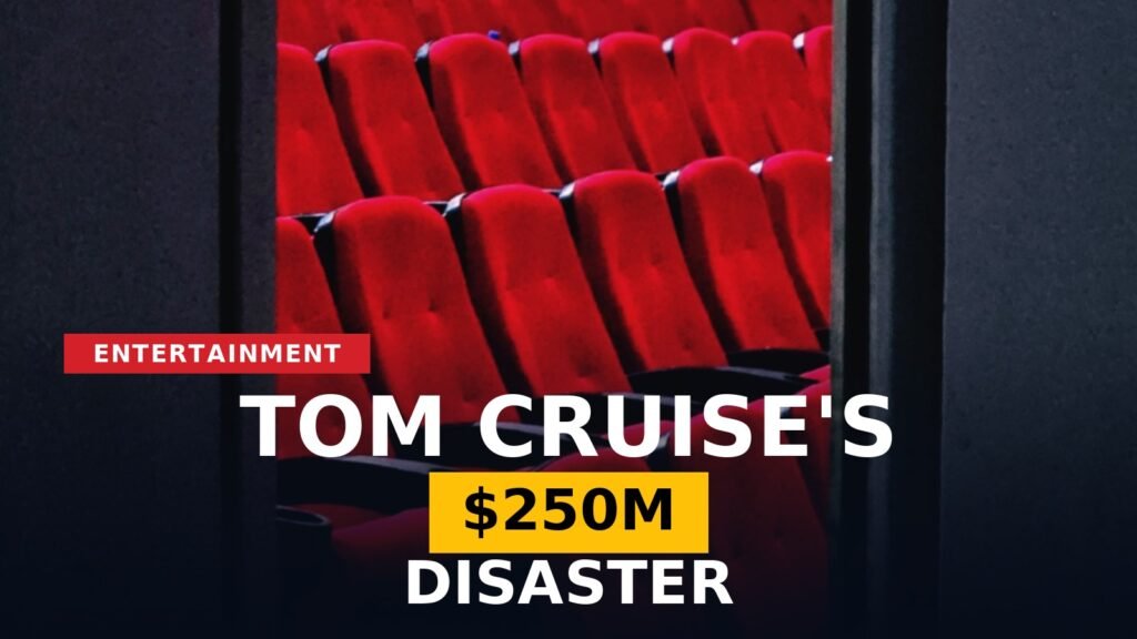 Tom Cruise Digger flop: rows of empty red cinema seats after the $250 million box office disaster