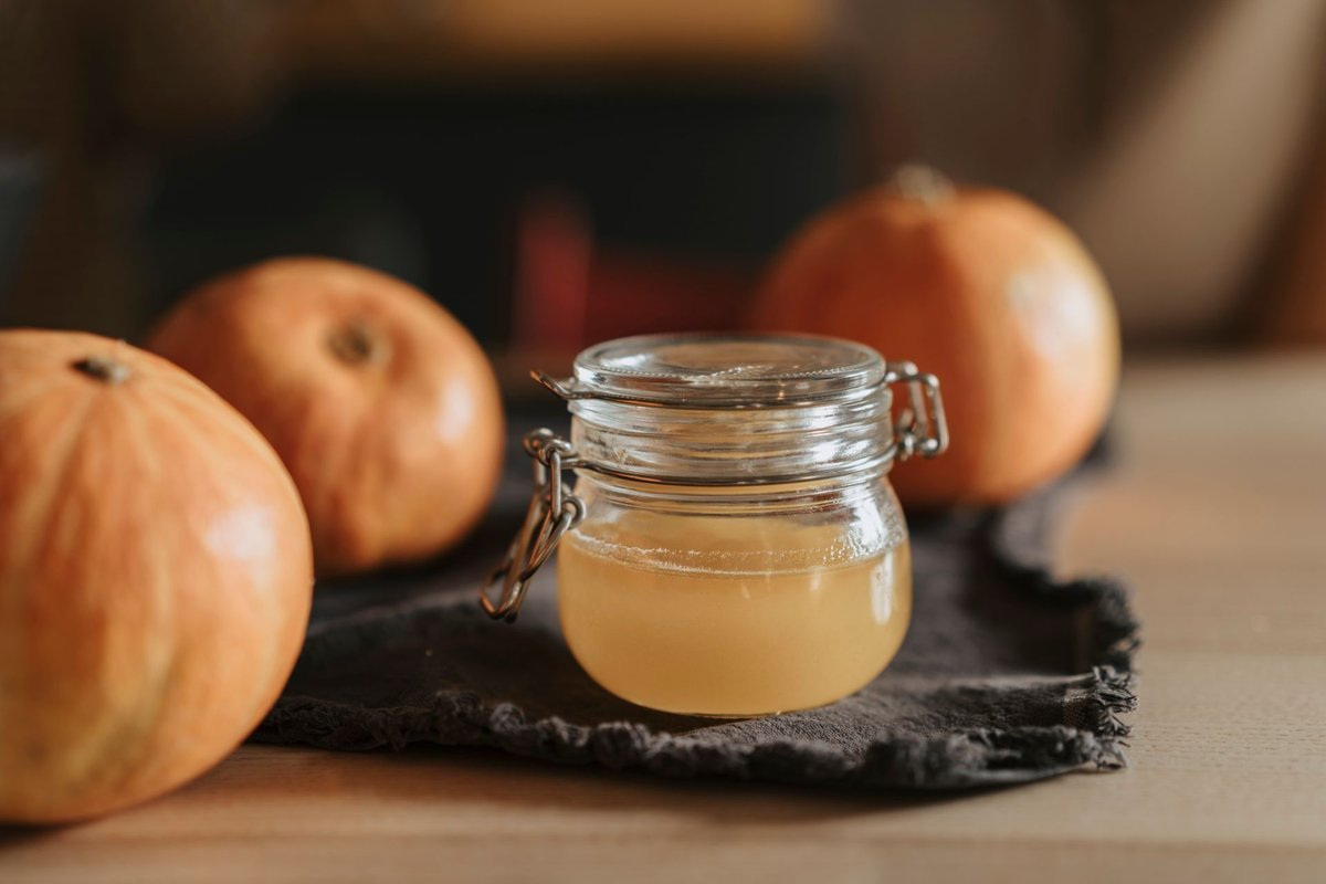 DIY apple cider vinegar fruit fly trap in a glass jar — how to get rid of fruit flies