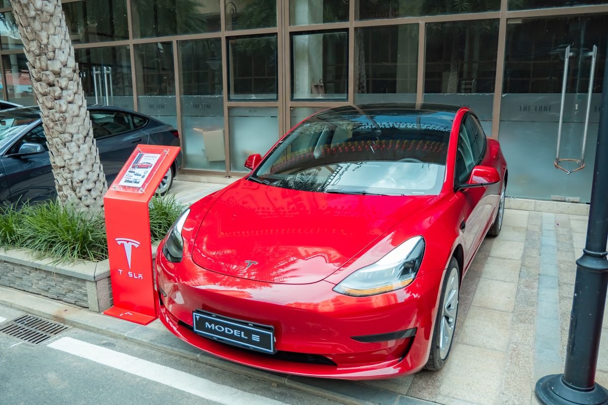 Red Tesla electric car — Tesla Roadster price and release date guide