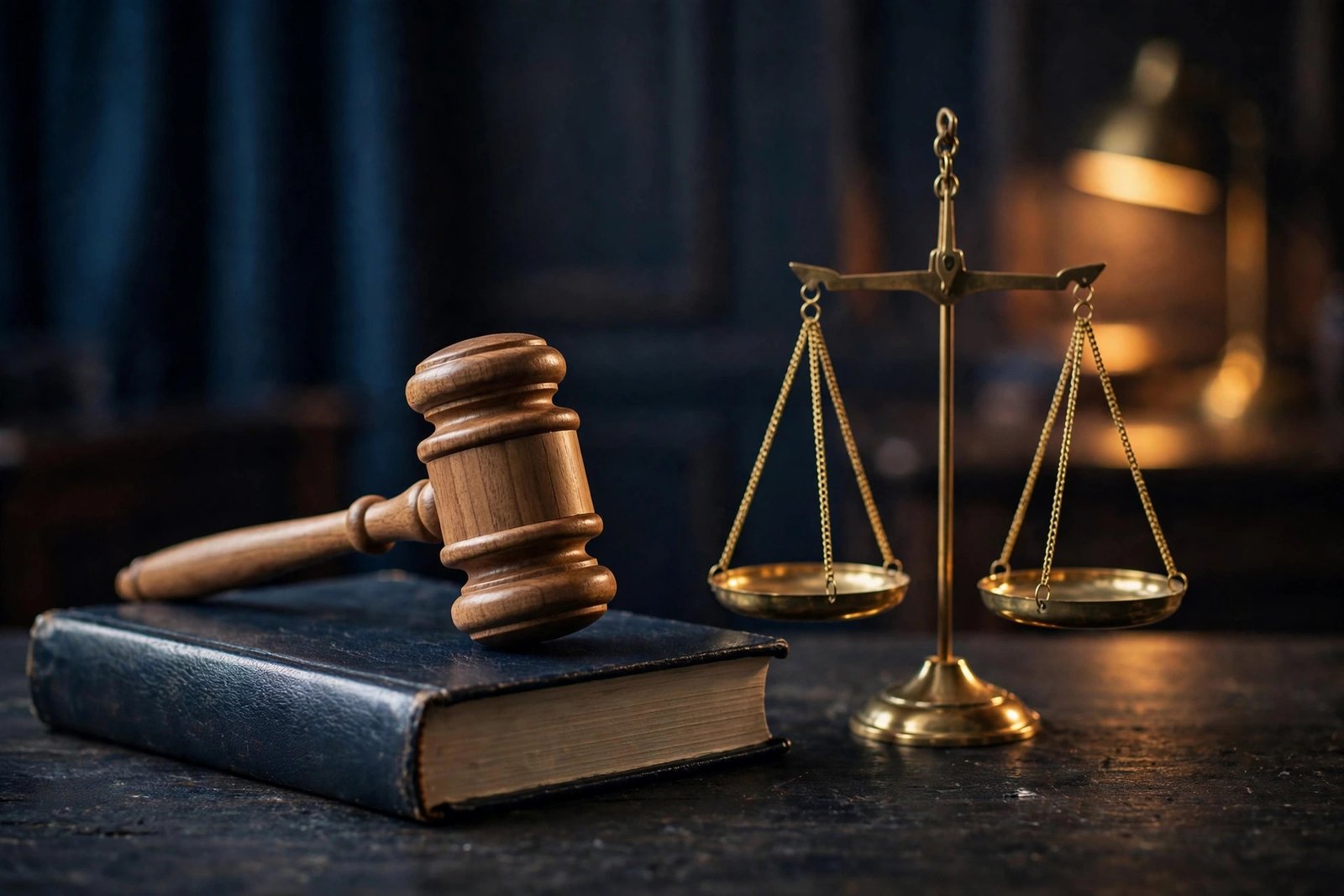 A judge's gavel beside the scales of justice — the legal precedent that will decide Christa Pike's fate