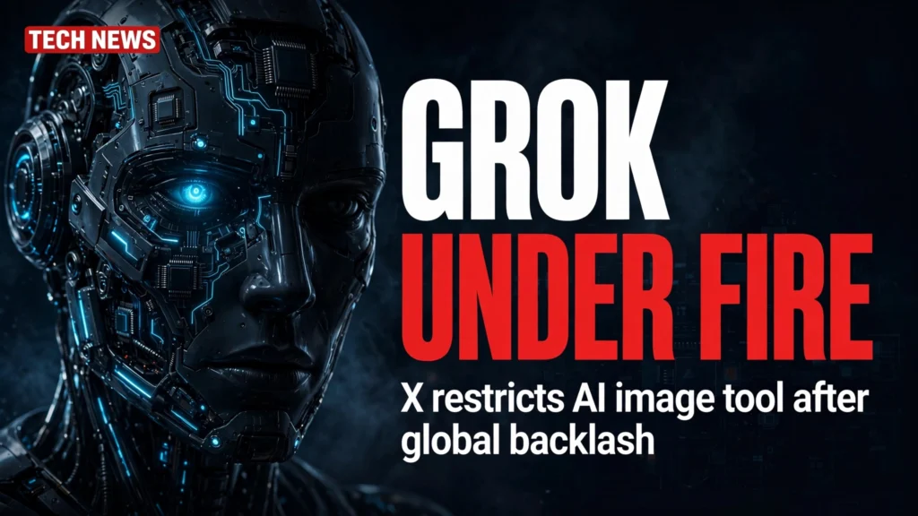 Grok AI controversy - X restricts Grok image tool after global backlash